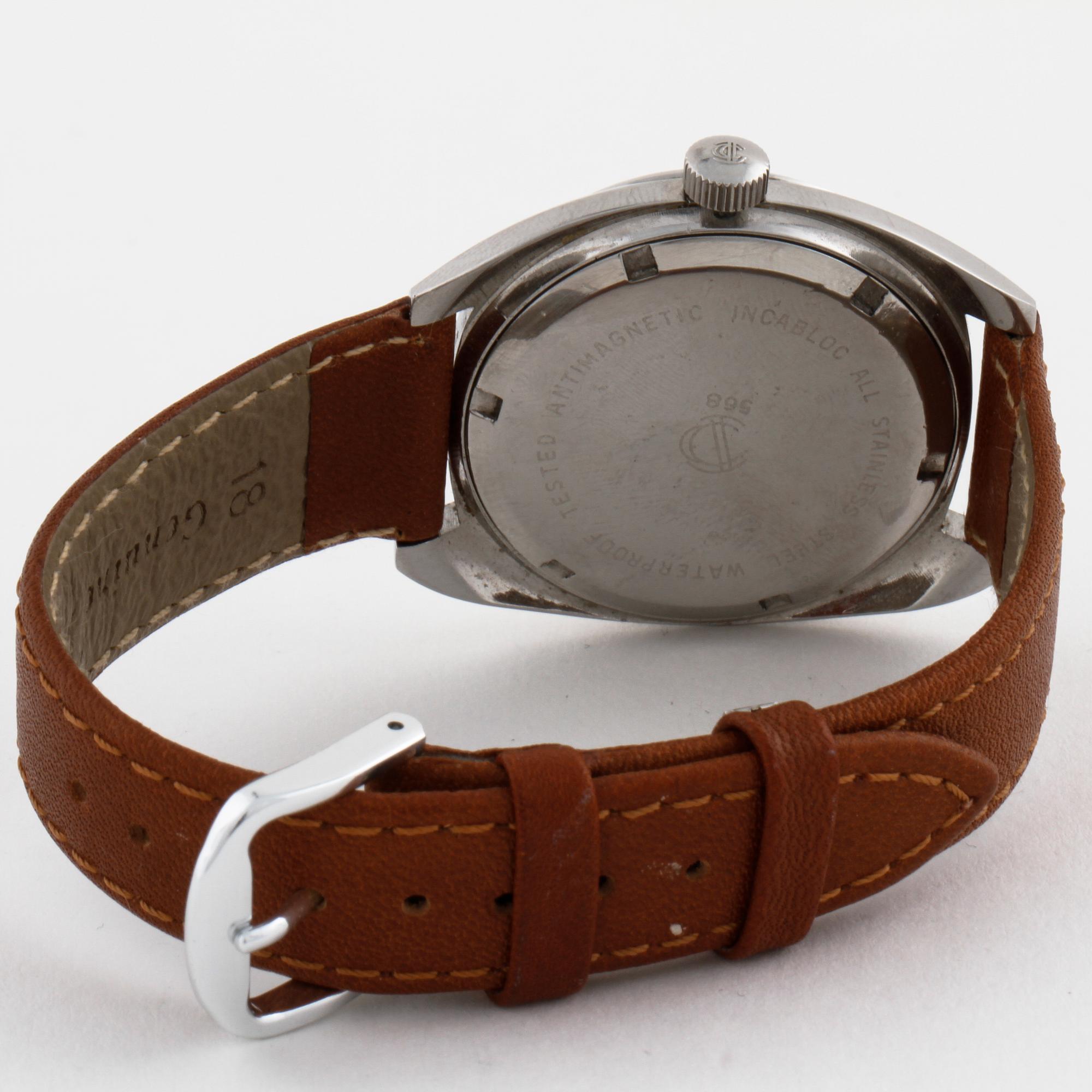 LAGONDA, Calendar super, wrist watch, 38 x 35 (41) mm,