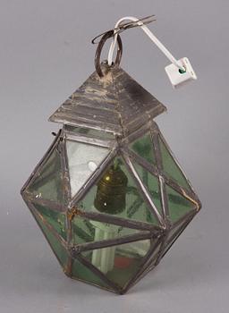 TAKLYKTA, glas och bly, 1800/1900-tal.