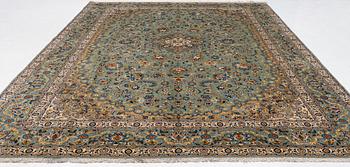 Carpet, Keshan, approx. 440 x 320 cm.