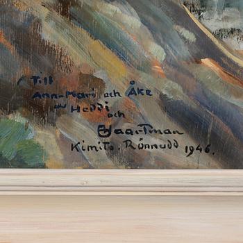 AXEL HAARTMAN, olja på pannå, signerad och daterad 1946.