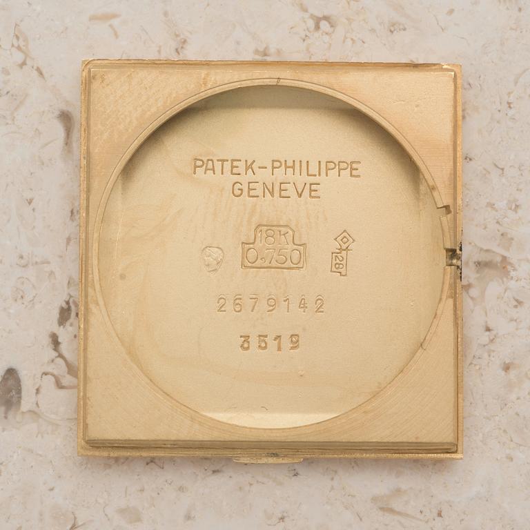 PATEK PHILIPPE, Genève, armbandsur, 25,5 x 26,5 (33,5) mm,