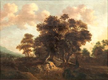 Jacob van Ruisdael, efterföljare olja på pannå.