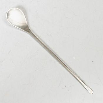 Rolf Carlman, Cup, sterling silver, CF Carlman, Stockholm 1969, and spoon Ray Urban, sterling, Stockholm 1955.
