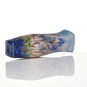 Daum Frères, an Art Nouveau cameo glass vase, Nancy, France.