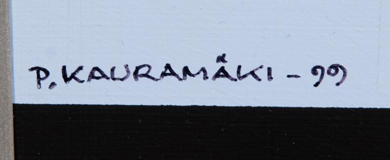 PAAVO KAURAMÄKI, oil on board, signed and dated -99.