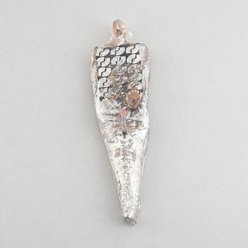 Bertil Vallien, a unique glass sculpture, "Idol", Kosta Boda, Sweden.