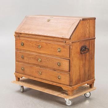 A Danish  Louis XVI oak writing desk mid 1800s.