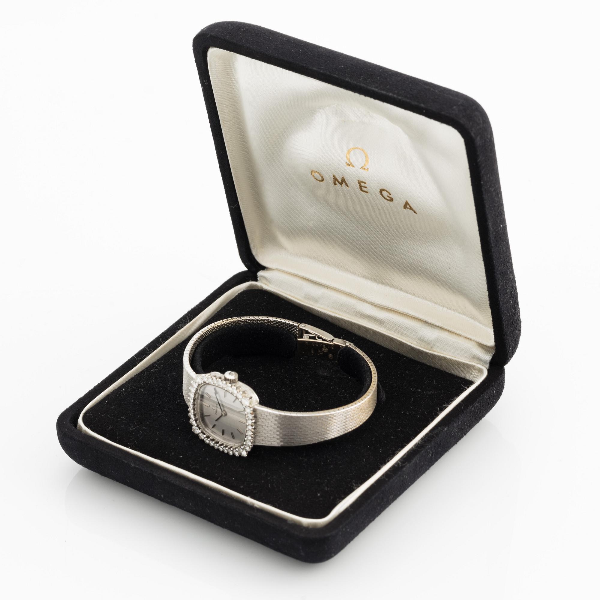 Omega, armbandsur, 24 x 24.