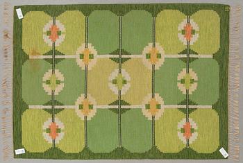 MATTA, rölakan, monogramsignerad IS (Ingegerd Silow). Ca 230 x 163 cm.