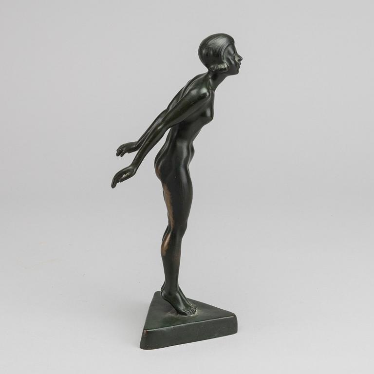 CARIN NILSON, skulptur signerad och daterad 1930.
