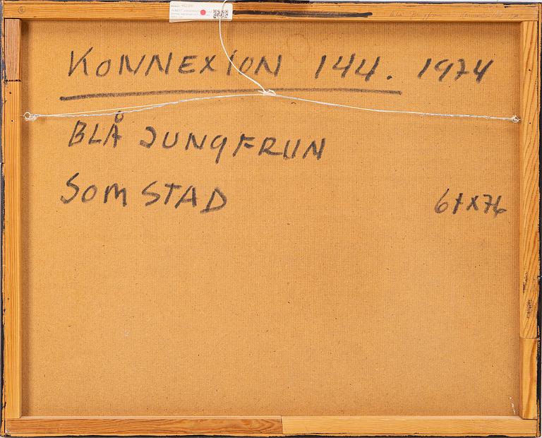 Albert Johansson, "Blå Jungfrun som stad".