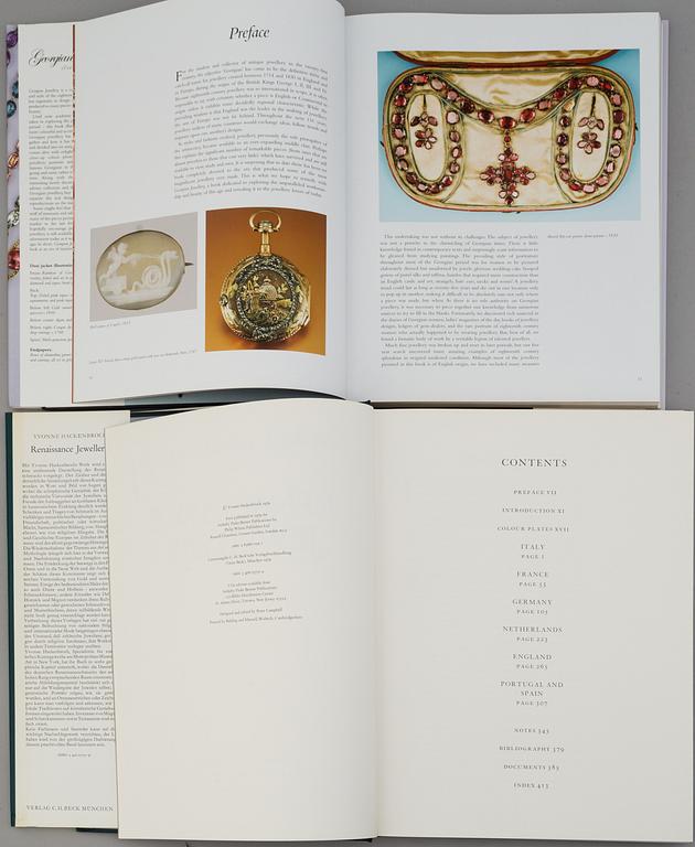 BÖCKER, 4 vol, Smyckeslitteratur.