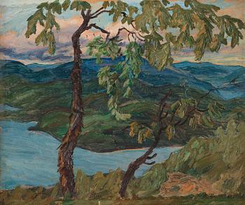 Helmer Osslund, "Sommardag (Häggviken)" [Summer day].