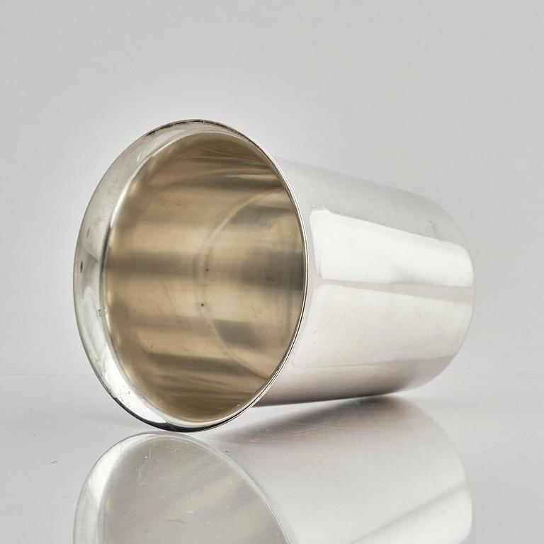 Åke Strömdahl, a sterling silver beaker, Stockholm, Sweden 1959.