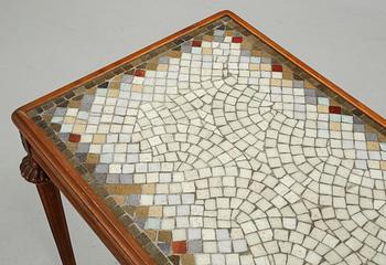 SOFFBORD, mahogny, 1950-60-tal.