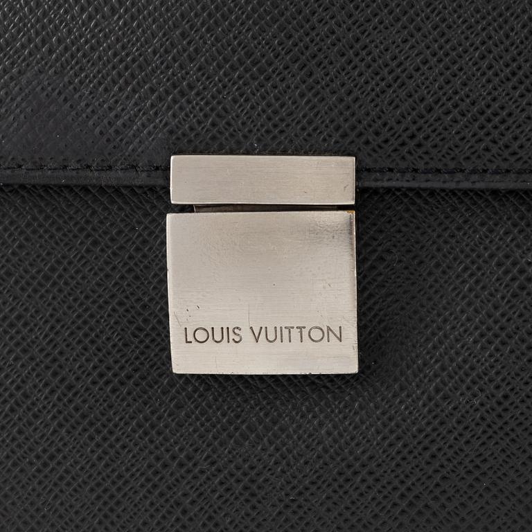 Louis Vuitton, A black taiga 'Angara' briefcase, 2002.