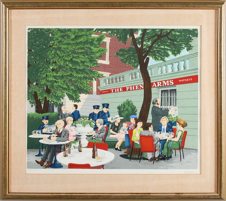 ULF GREDER, färglitografi, signerad, numrerad 284/360.