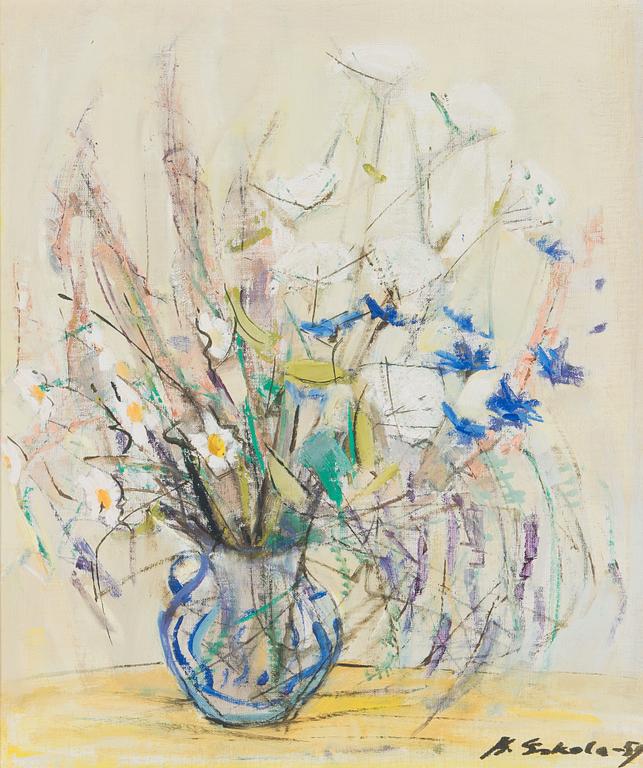 Kalle Eskola, Flower still life.