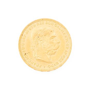 Gold coin, Austria-Hungary, 20 Corona, 1893.