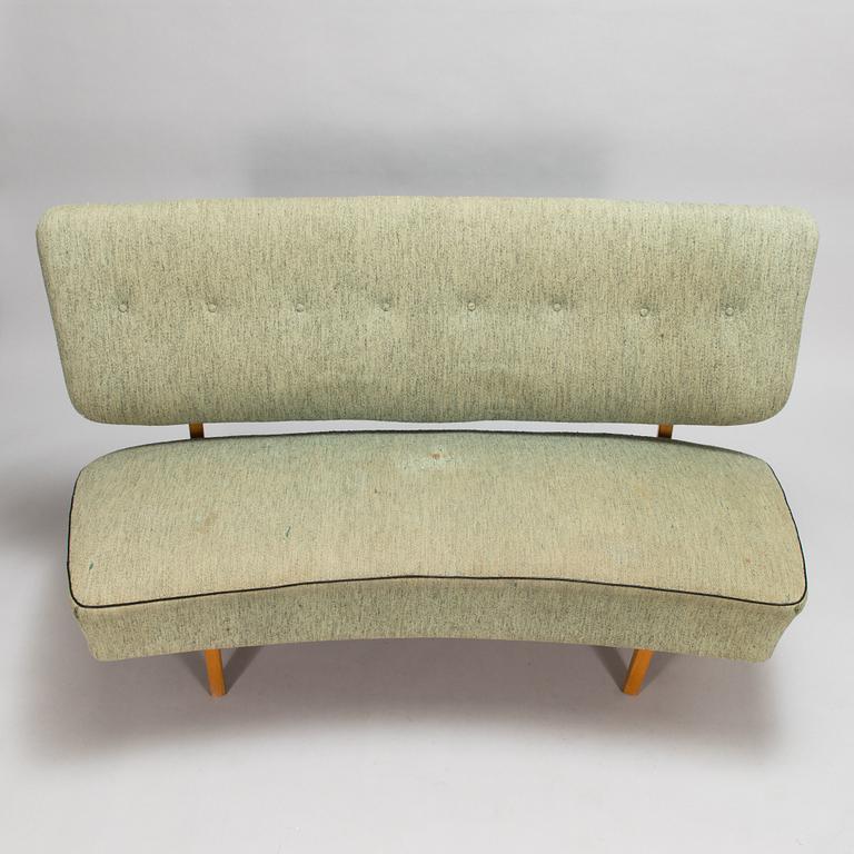 Oiva Parviainen, A 1950s sofa, 'Susanna' for Lahden Lepokalusto, Finland.
