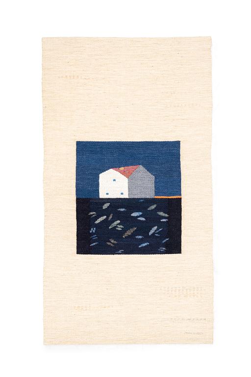 Mona Wassén, a tapestry, tapestry weave, ca 107 x 58,5 cm, signed Mona Wassén.