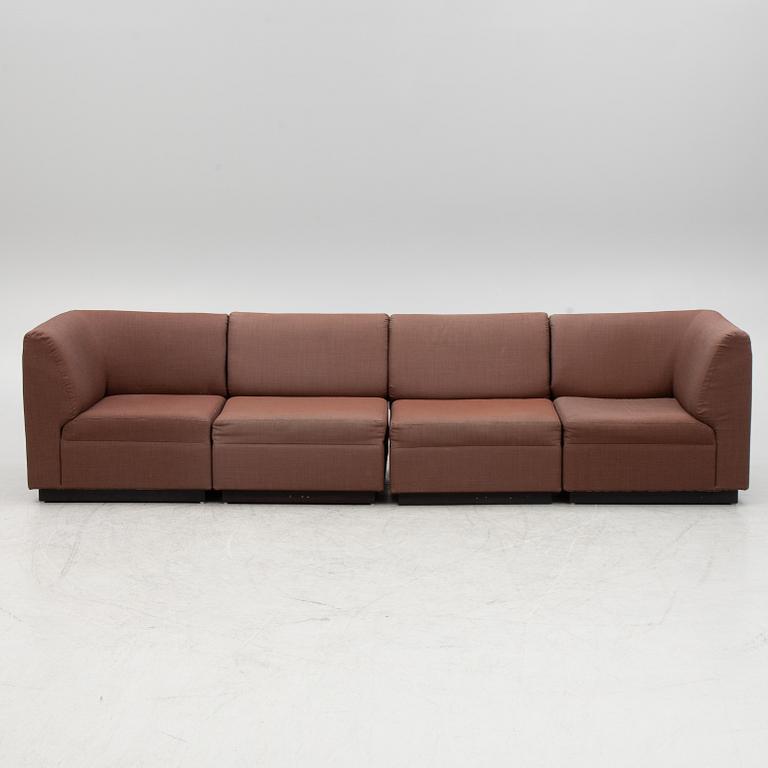 Modulsoffa, 8 delar, JOC Vetlanda, 1970-tal.