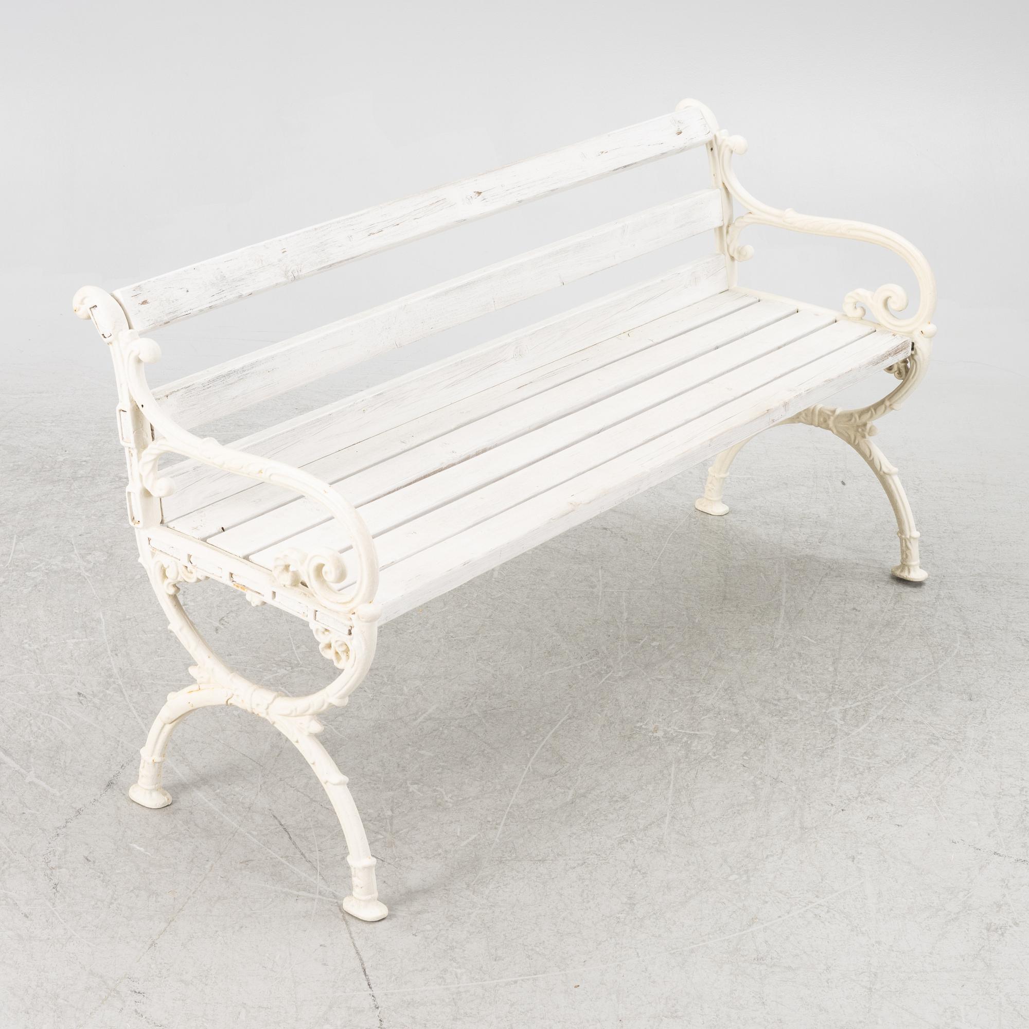 Trädgårdsoffa, tidigt 1900-tal.