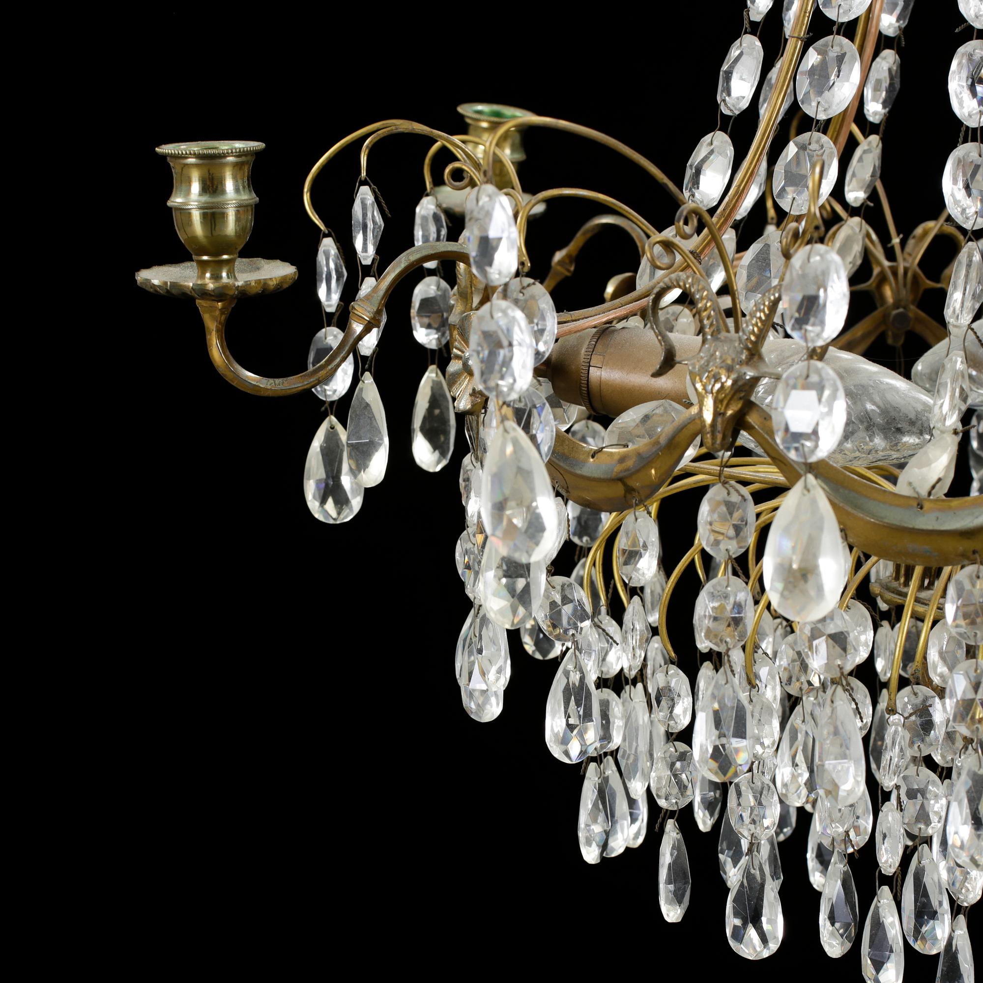 LJUSKRONA. Empirestil, 1900-tal.