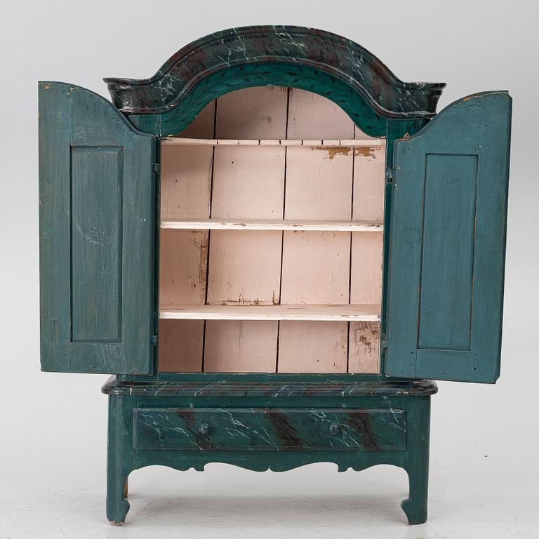 A cabinet, 18th Century.