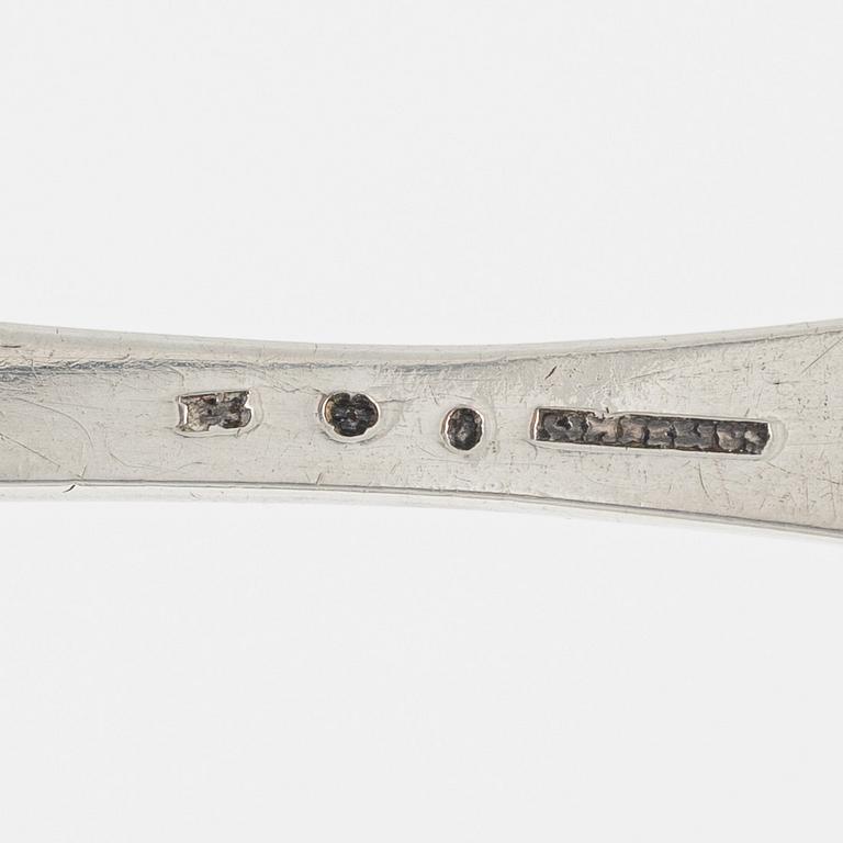 Nils Limnelius, fiskspade, silver, Stockholm 1811.