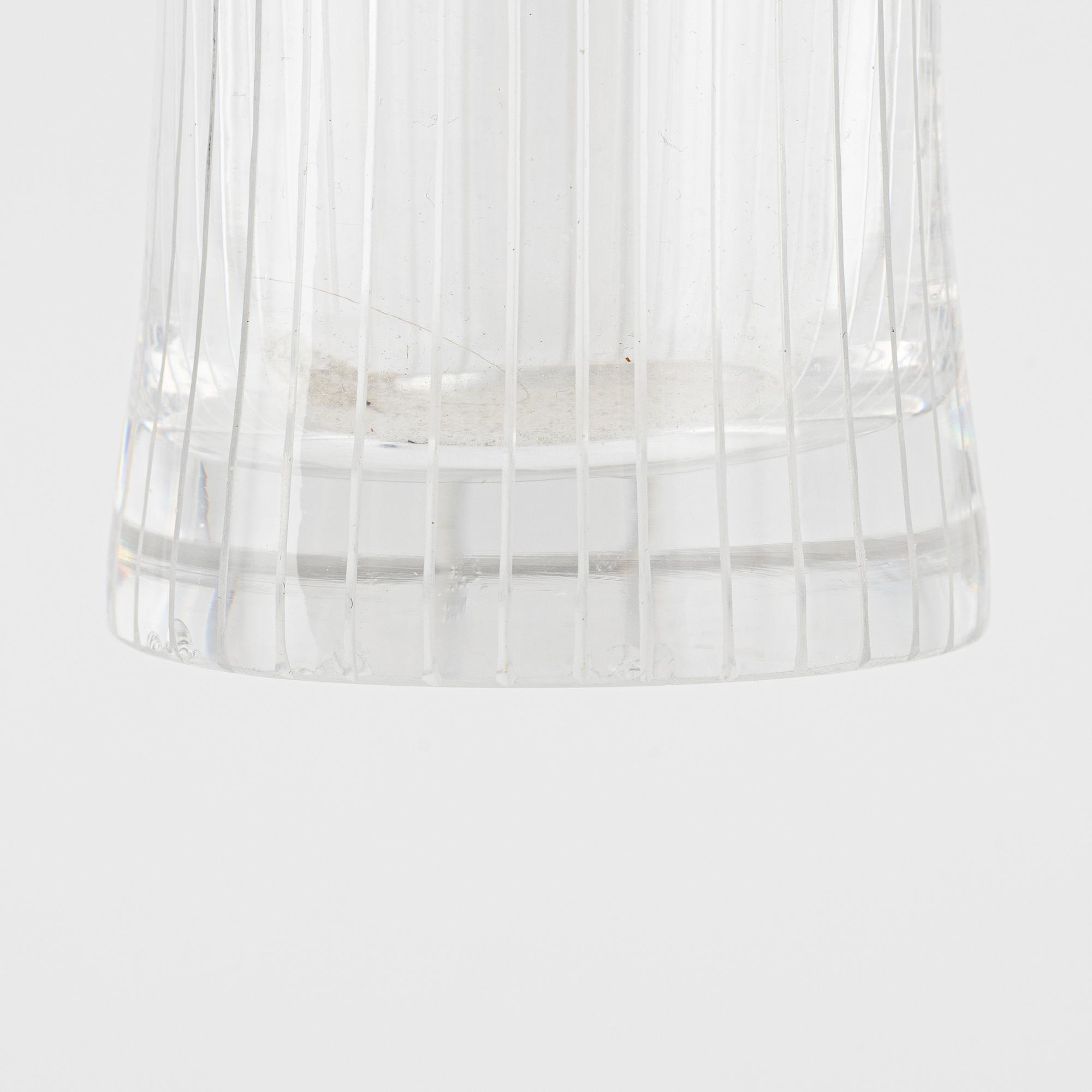 Tapio Wirkkala, a model 3215 glass vase, Iittala, Finland.