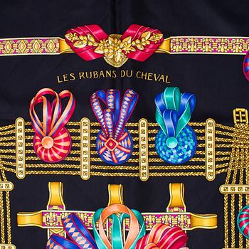 Hermès, scarf, "Les Rubans du Cheval".