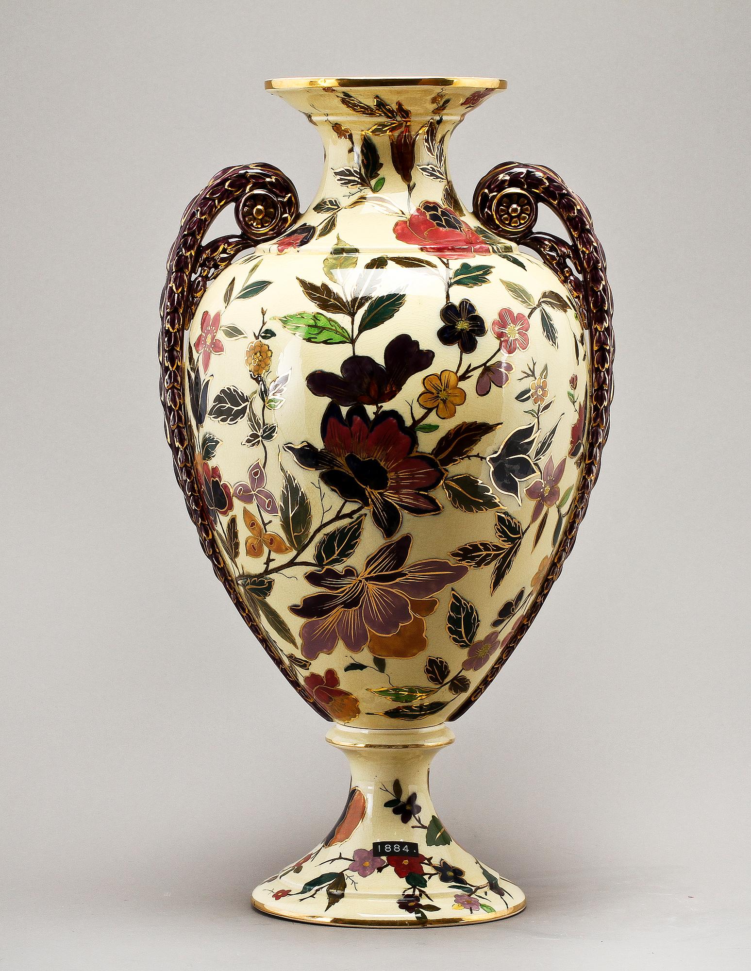 PRAKTURNA, flintgods, Rörstrand, omkring sekelskiftet 1800/1900.