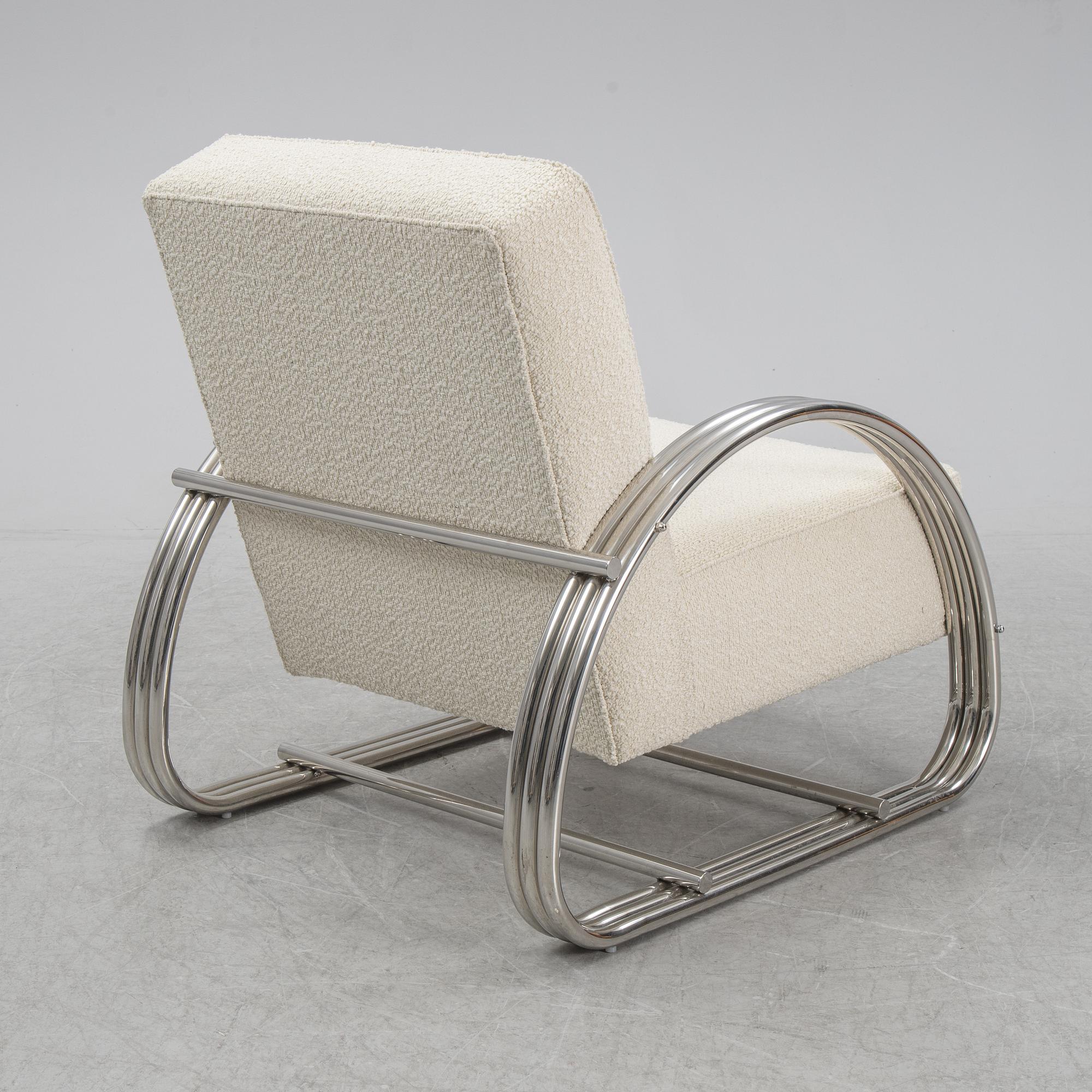 Kem Weber, after, a 'Hudson Street Lounge Chair' from Ralph Lauren, 21st Century.
