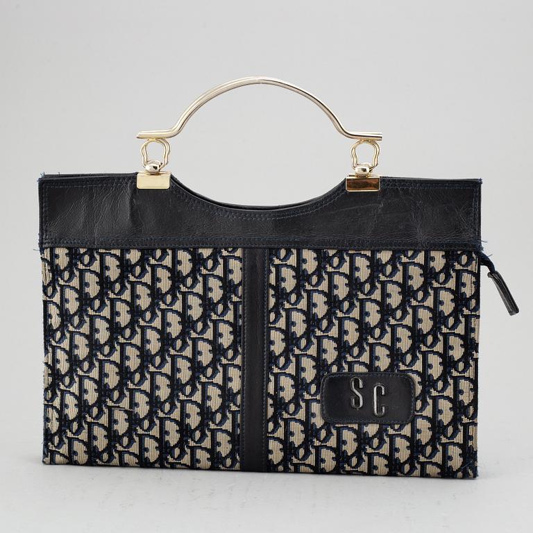 CHRISTIAN DIOR, a monogram canvas handbag.