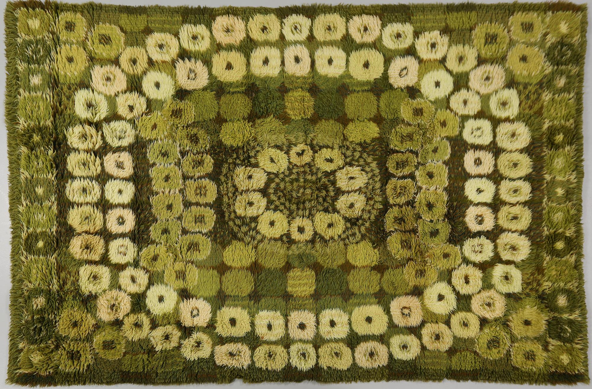 MATTA, rya, Marianne Richter, ur "Östergyllen"-serien, 1900-talets andra hälft, 225 x 165.