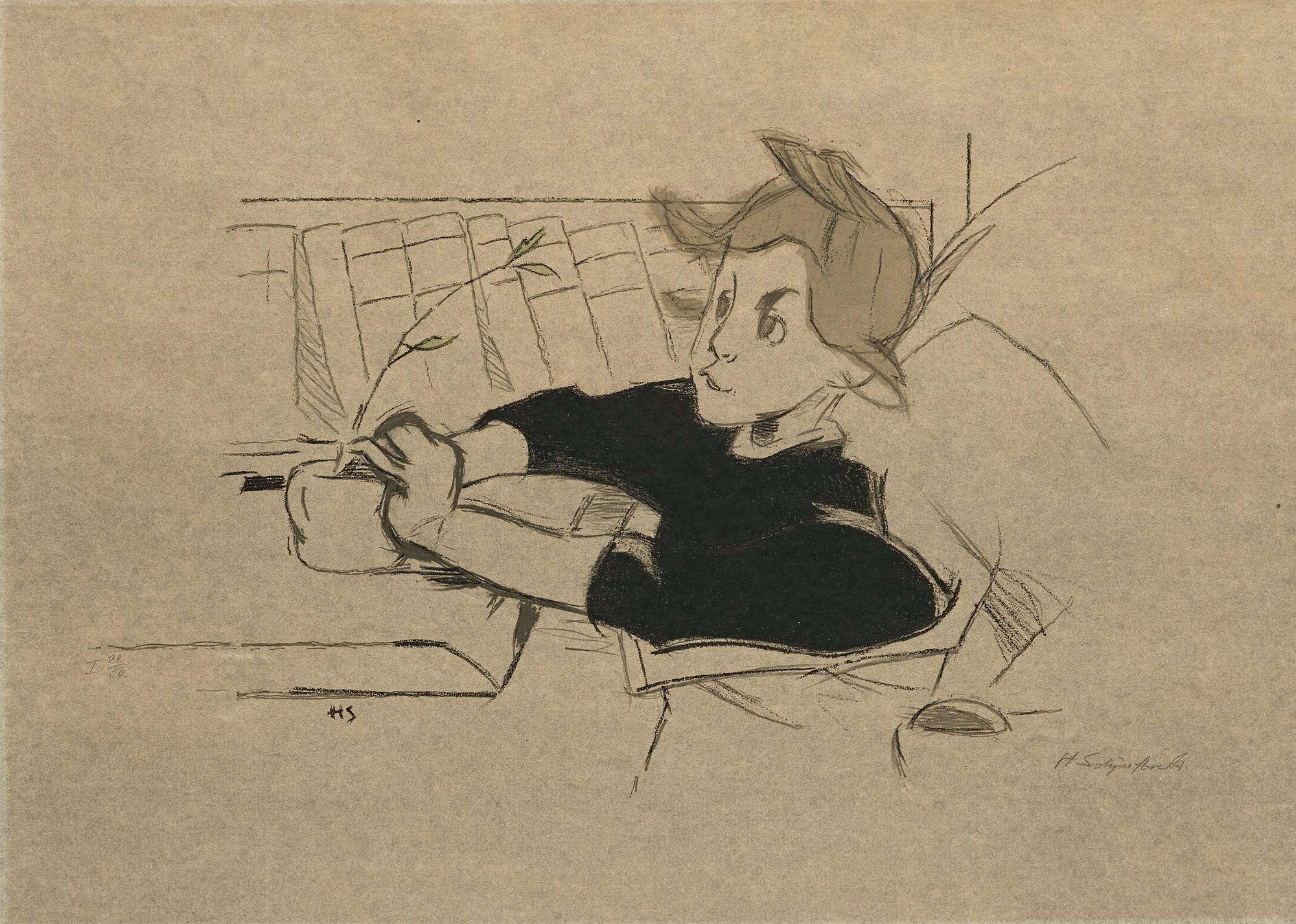 Helene Schjerfbeck, "Konvalescenten".