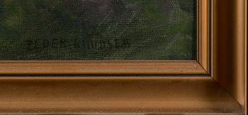 oil on canvas, signed.