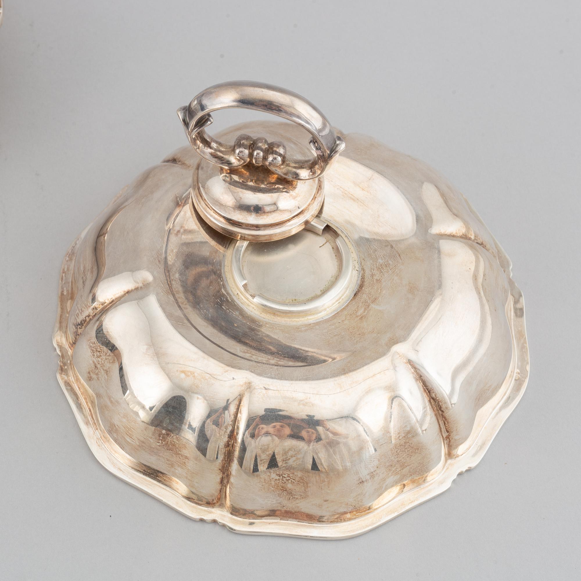 Dubbelkarott, 830 silver, svenska importstämplar, 1900-tal.