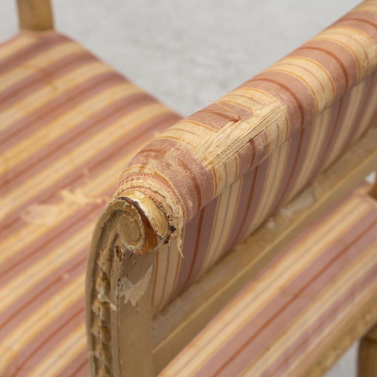 A late 18th Gustavian century seat/bench.