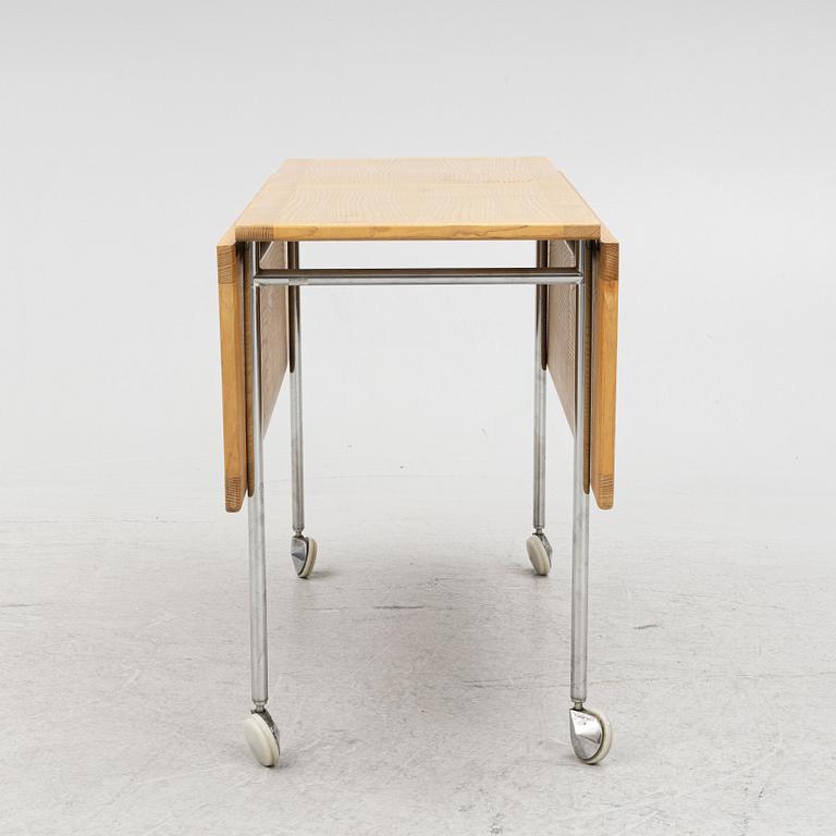 Bruno Mathsson, klaffbord / rullbord, "Berit", Mathsson International, Värnamo, 1965.