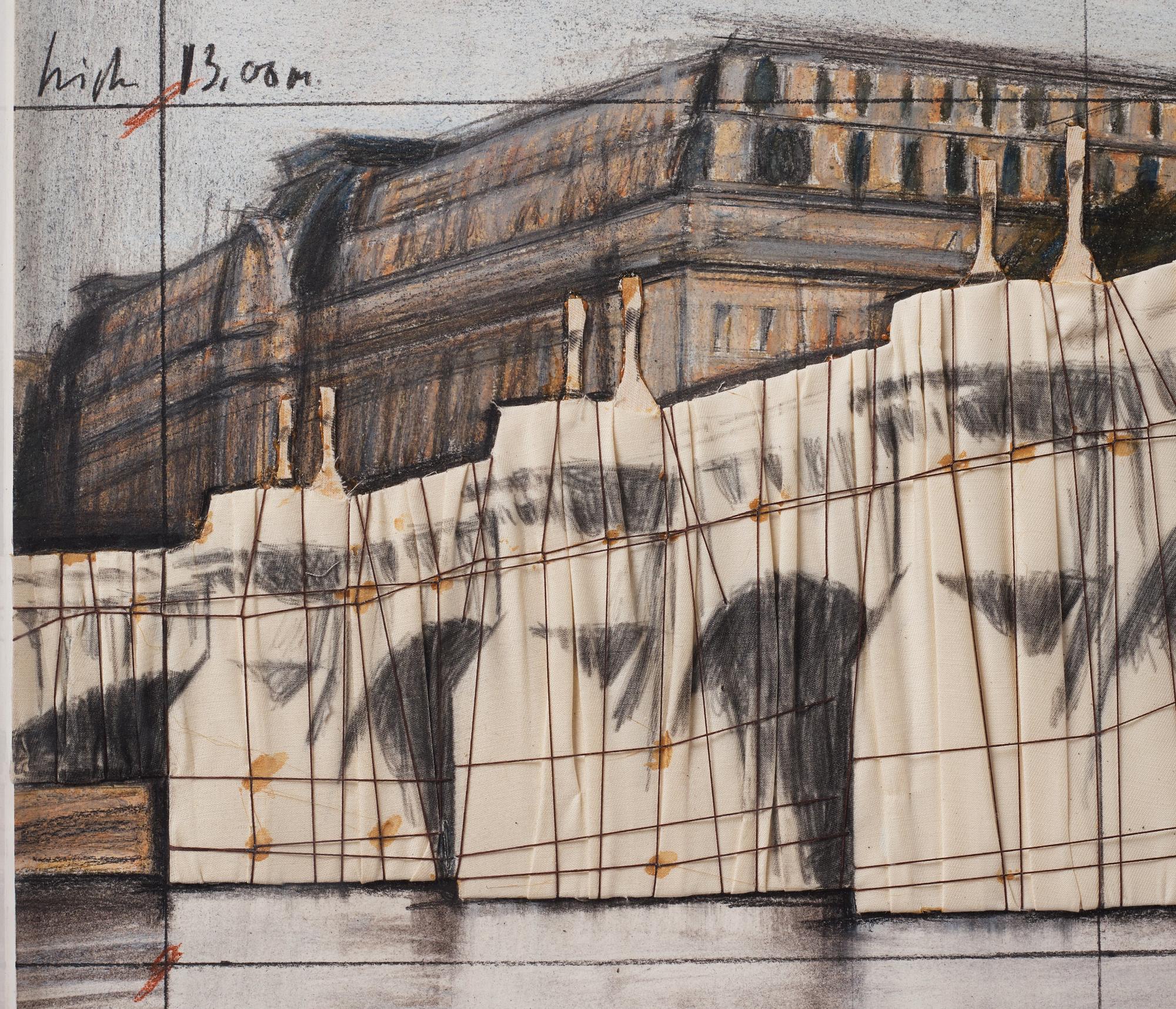 Christo Vladimirov Javacheff, "The Pont Neuf, Wrapped (Project for Paris)".