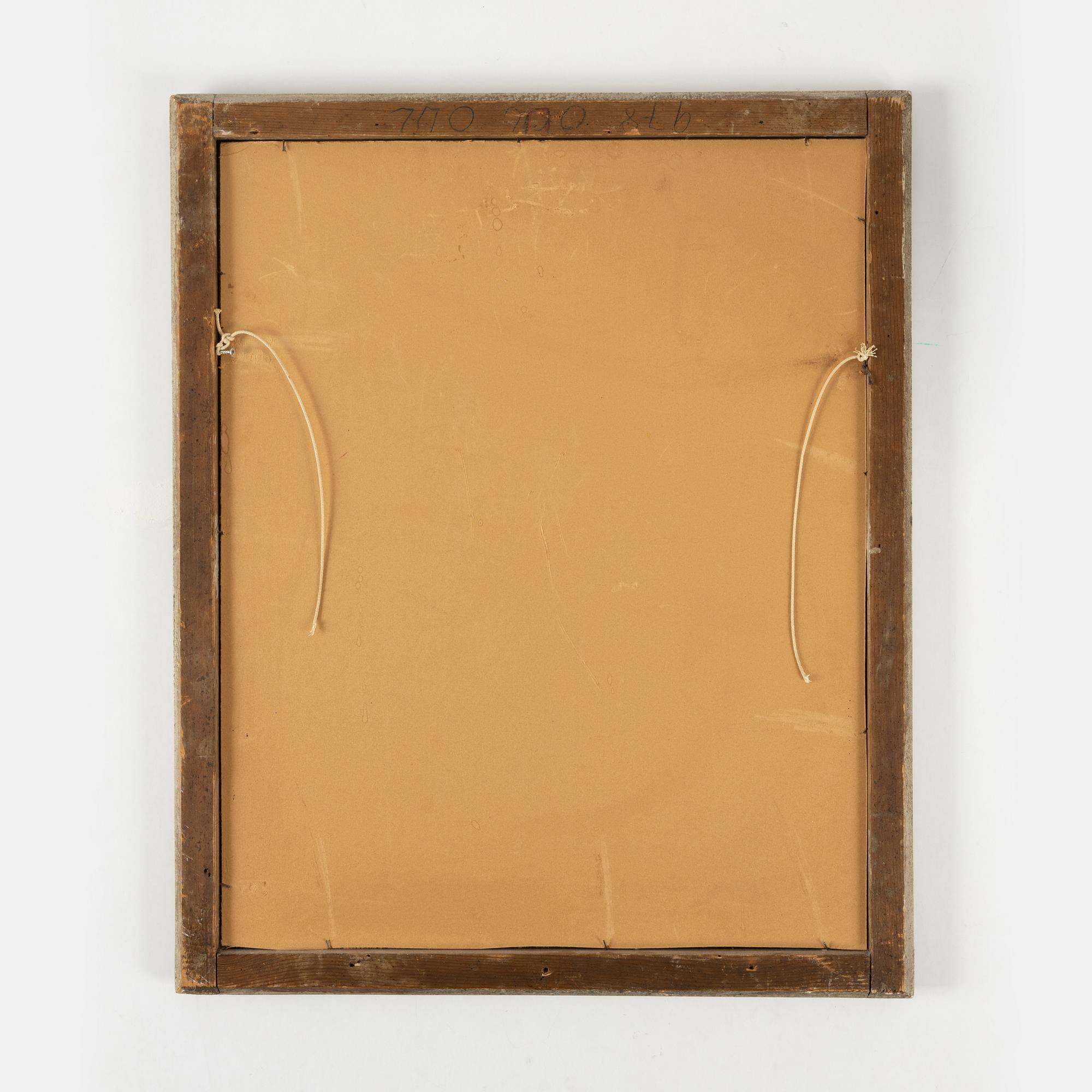 Ram med spegelglas, Stockholmsarbete, 1700-talets andra hälft, Rokoko.