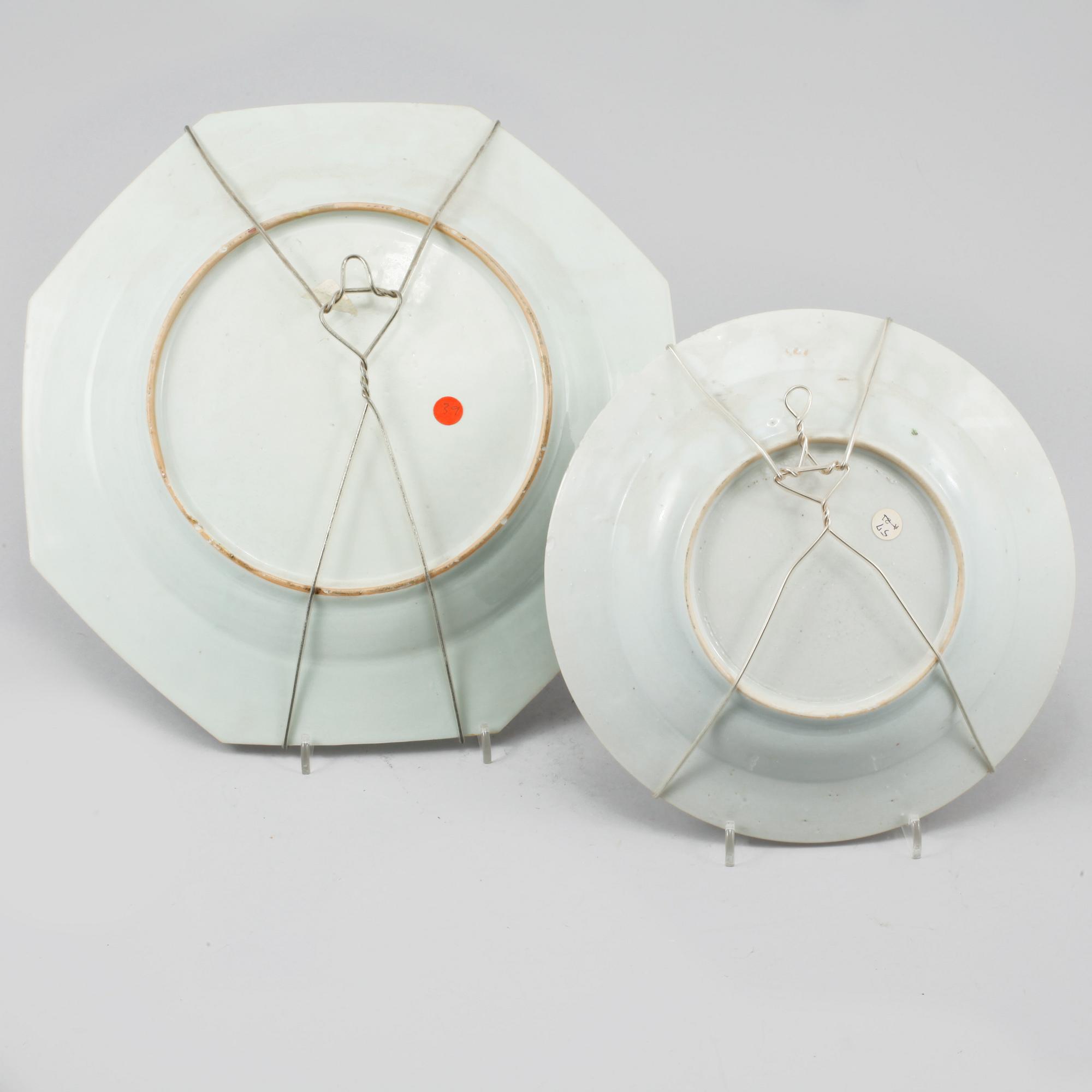 PARTI PORSLIN, 4 delar, Kina, 1700-tal.