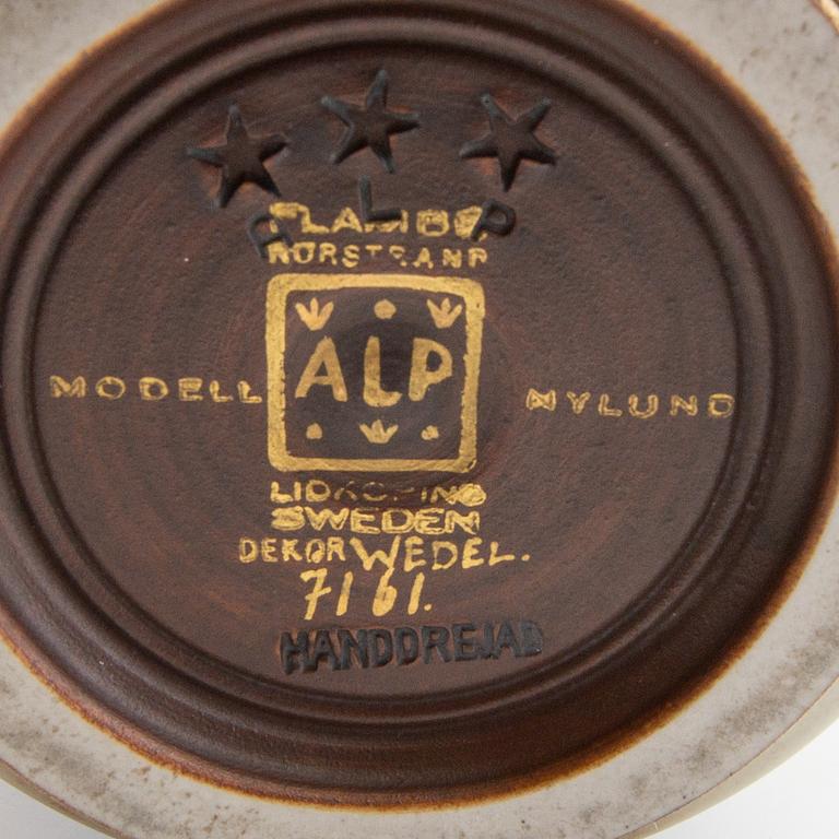 Gunnar Nylund, vase "Flambé" model 7161 stoneware.