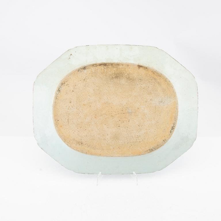 Serving platters 2 pcs China Qianlong (1736-95) porcelain.