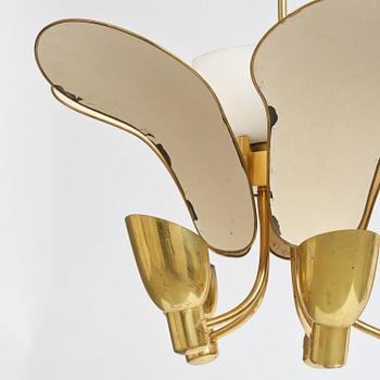 Carl-Axel Acking, a rare ceiling lamp model 982, Bröderna Malmströms Metallvarufabrik, Malmö, 1950s.