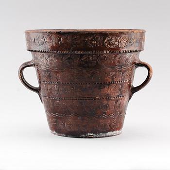 YTTERFODER, lergods, sent 1800-/tidigt 1900-tal.