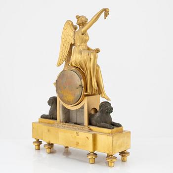 A mantle clock by Jonas Cederlund Stockholm, 1799-1825.