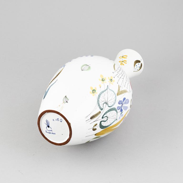Stig Lindberg, an earthenware vase, Gustavsbergs studio.